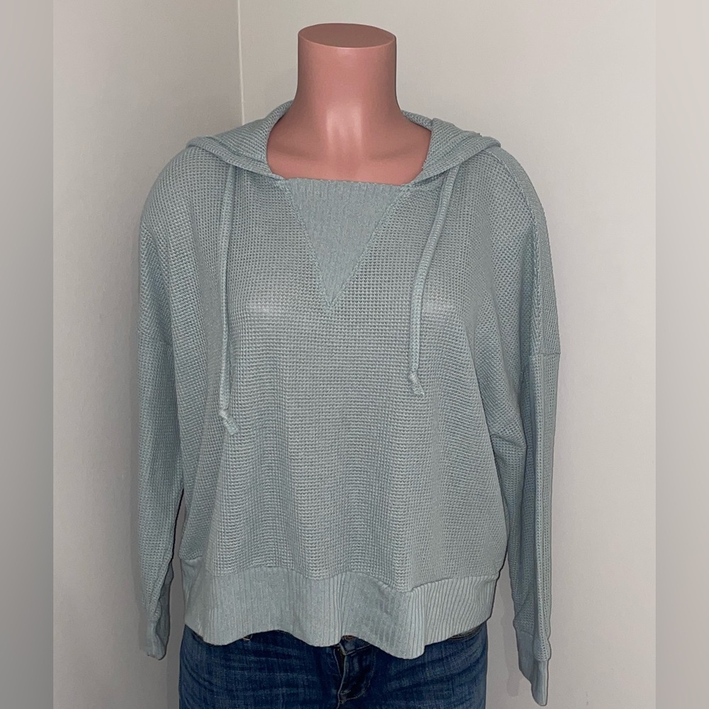 Maronie Knitted Cropped Hoodie